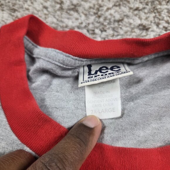 Vintage St Louis Cardinals T Shirt Mens 2XL LEE Birds On The Bat Graphic - Picture 2 of 7